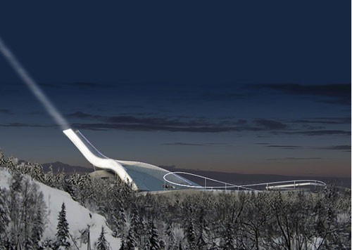 一飞冲天 挪威滑雪场外观建筑欣赏_海外建筑设计_太平洋家居网
