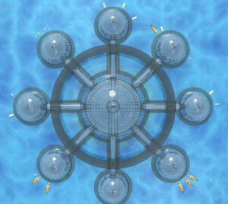 现实的科幻 12座水下城市设计图探奇_海外建筑设计_太平洋家居网