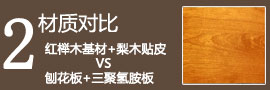 健威红苹果梳妆台对比